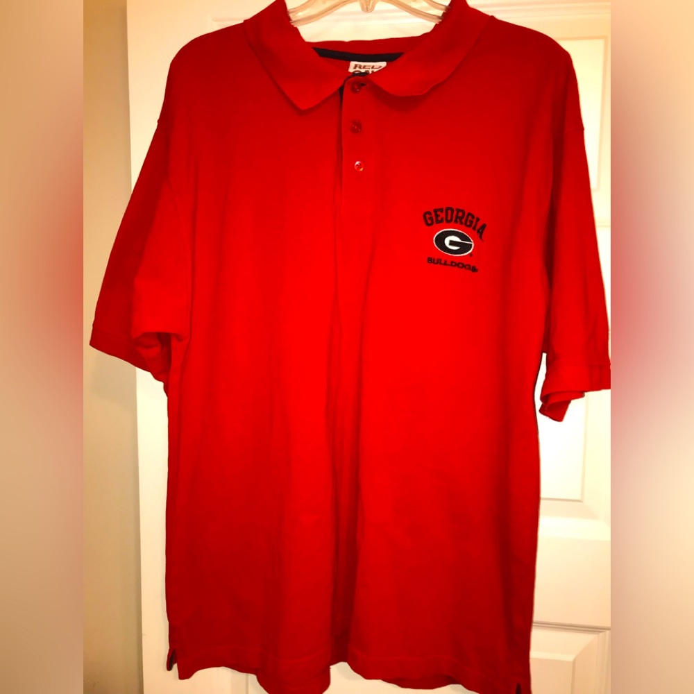 Georgia BULLDOGS Red Polo Adult Size XL